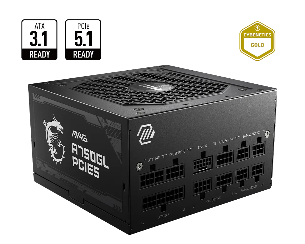 MSI MAG A750GL PCIe 5.0 PSU