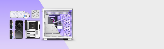 Custom Workstation Build - PC components and assembled system