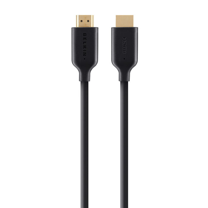 Belkin HDMI Cable — High Speed with Ethernet 1m (Gold Connector)