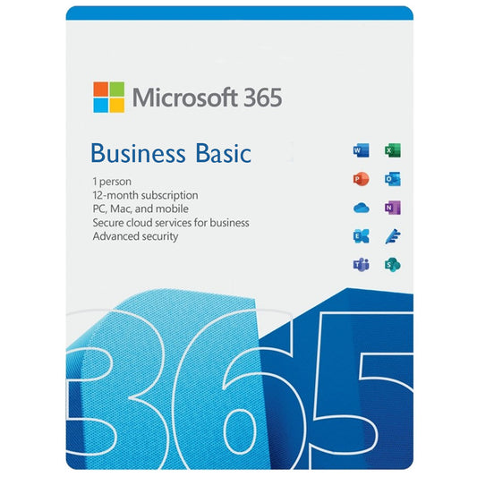 Microsoft Office 365 Business Basic 12 month subscription