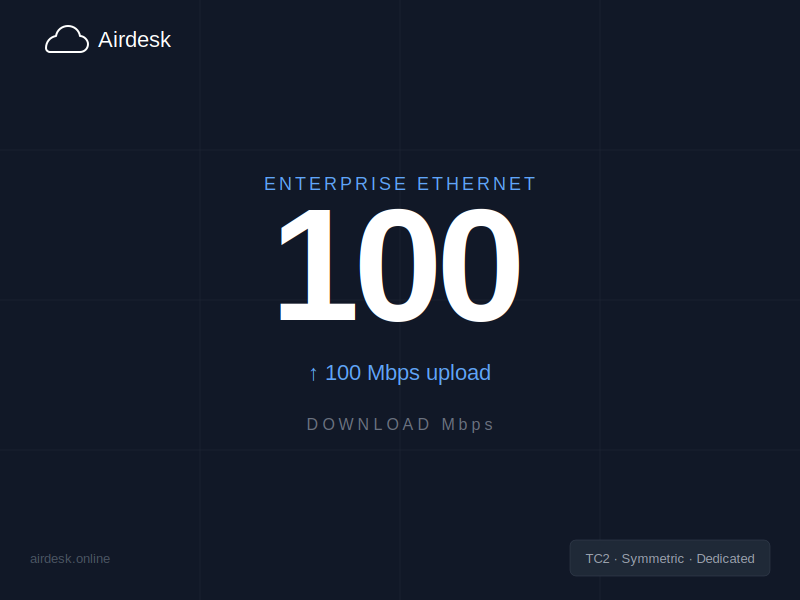 Airdesk Enterprise Ethernet 100Mbps