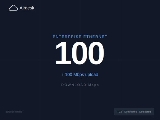 Airdesk Enterprise Ethernet 100Mbps