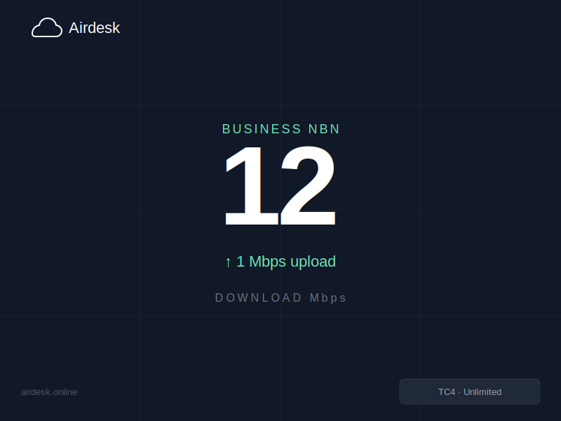 Airdesk NBN 12/1 Business