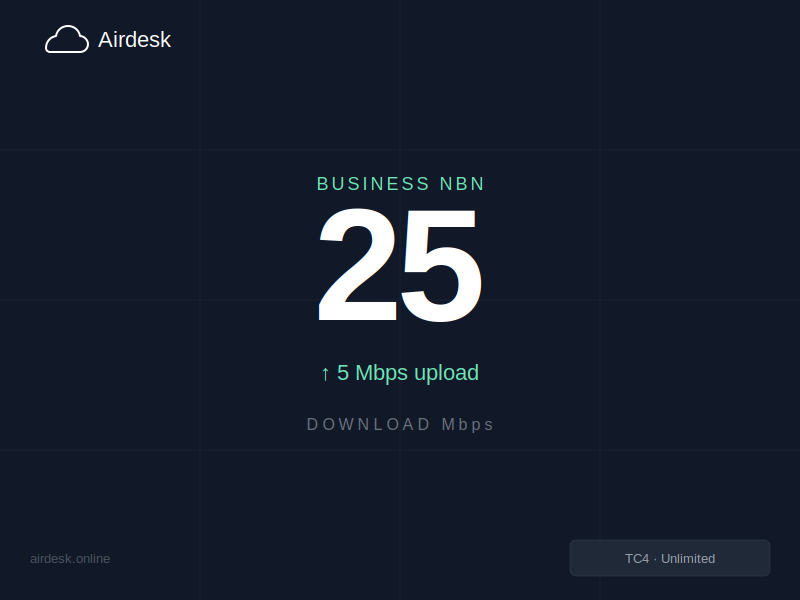 Airdesk NBN 25/5 Business