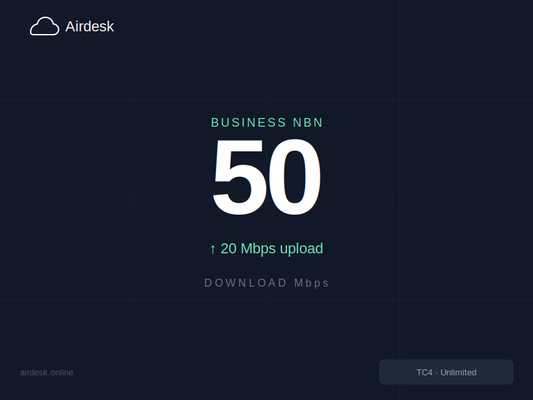 Airdesk NBN 50/20 Business