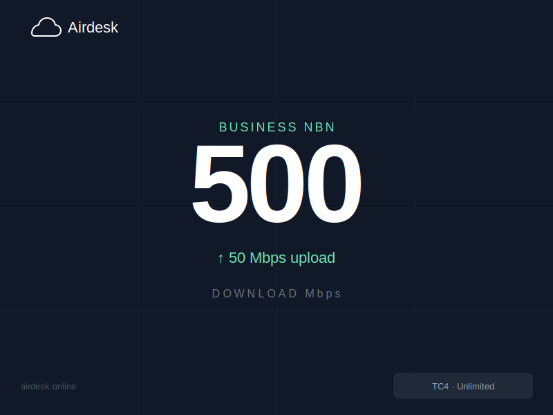 Airdesk NBN 500/50 Business