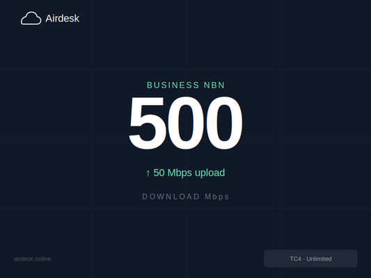 Airdesk NBN 500/50 Business
